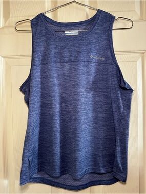 Columbia Women's Heathered Navy Performance Tank Top